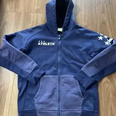 ATHLETA フード付きジャージ 140サイズ ネイビー