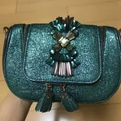 値下げ☆アニヤハインドマーチ☆メタリックシープレザー　ミニバッグ