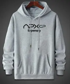 ブラッドピット主演【F1 】APX GPロゴ柄パーカー　L★新品