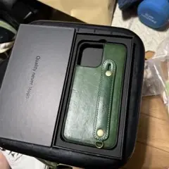 HANATORA iPhone 13 Pro Max ケース グリーン