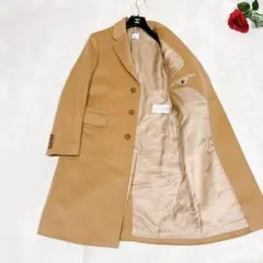 現行モデル✨　未使用✨　バーバリー　チェスターコート　カシミヤ　キャメル　Lのサムネイル