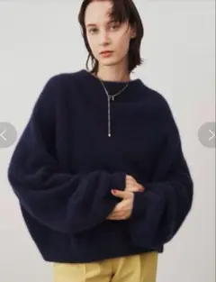 新品　エレンディーク　ELENDEEK フォックスウールオーバーサイズニット