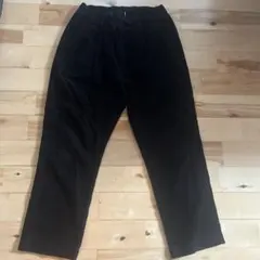 コーデュロイ ブラックパンツ
