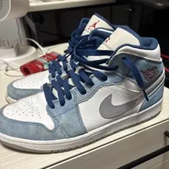 Air Jordan ハイカットスニーカー ホワイト/ブルー