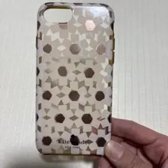 kate spade 幾何学模様 ソフトケース