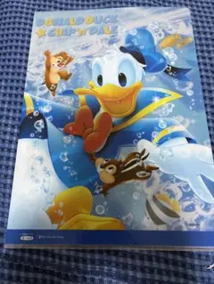 第一生命 非売品 ディズニー ドナルド チップ＆デール クリアファイル