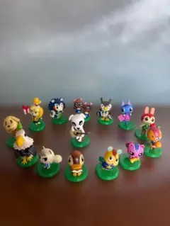 【中古品】あつまれどうぶつの森 フィギュア 合計19個（14種類）チョコエッグ