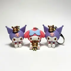 【非売品】サンリオ マイメロ クロミ宇佐美 コラボ キーホルダー　３個セット
