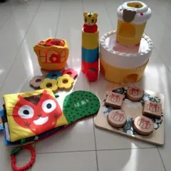 こどもちゃれんじ ベビー 知育玩具セット（積み木・パズル・布絵本）