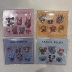 最安値！コンプセット　ナルミヤ　ぷっくりシール セブンイレブン　メゾピアノ　4種