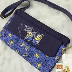 《新品》ミニオン ショルダーバッグ イエロー USJ ポーチ　財布ポーチ
