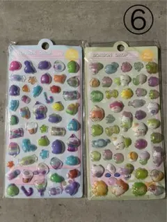 BONBON DROP キャラクターシール 2シートセット ぷくぷくシール ⑥