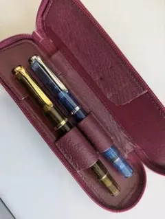Pelikan M200・M205 万年筆 2本セット ペンケース付のサムネイル
