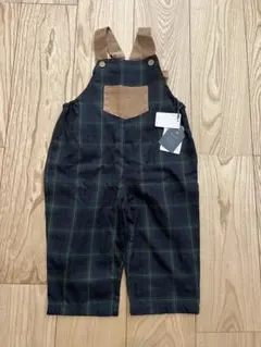 新品　バースデイ コトリ　Cottoli オーバーオール　チェック柄　95
