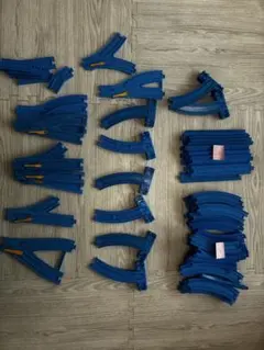 プラレール レールセット 青 カーブ・分岐