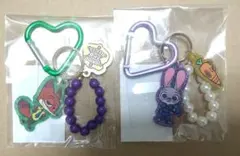 ディズニー　ズートピア　ニック　ジュディ キーホルダー2個セット