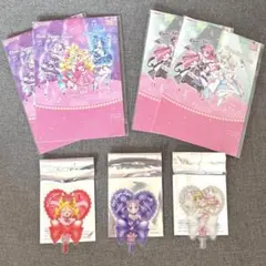 キミとアイドルプリキュア うちわ型クリアカード 入場特典3枚 ポストカード