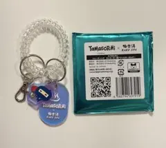 たまごっち 極楽湯 ロッカーキー風アクリルキーホルダー ござるっち