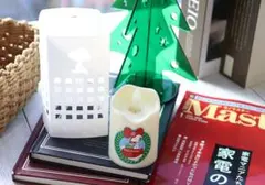 モノマスター 1月号 クリスマスキャンドル！ スヌーピーゆらゆらキャンドルライト