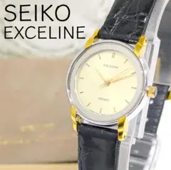 SEIKO EXCELINE 電波ソーラー 9Pダイヤ - メルカリ