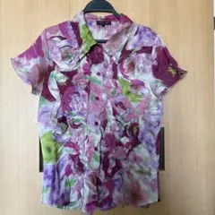 D&G サイドレース トロピカルフラワー 半袖シャツ y2k - メルカリ
