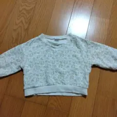 花柄トレーナー 80cm