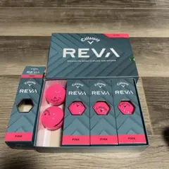 Callaway REVA ピンク ゴルフボール　キャロウェイ