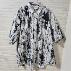 【L】JUNRED ジュンレッド 総柄 半袖シャツ ビッグシルエットのサムネイル