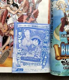 週刊少年ジャンプ 未開封 ワンピースカード付録 ルフィ プロモONE P