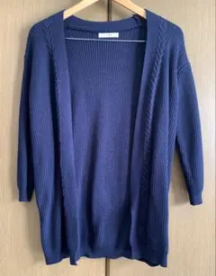 fifth ニット カーディガン ネイビー フィフス