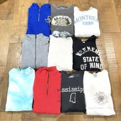 ◆ アメリカ古着10点 まとめ商品 スウェットGILDANギルダンOLDNAVY