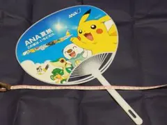 全日空 ANA ポケモンジェット『ピース★ジェット』うちわ　2011年就航