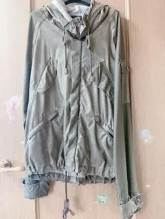 グリーン ナイロンジャケット