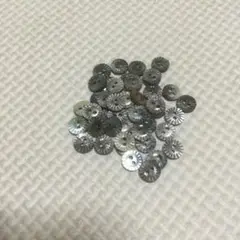 黒蝶貝　シェルボタン　刻み　2穴　　　50個