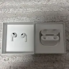 AirPods本体 ホワイト 充電ケース付き　片耳
