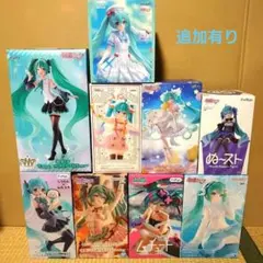 新品未開封初音ミクフィギュア9体まとめシナモロールTmostぬーすと