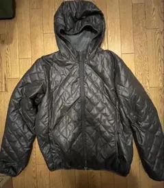 ブラウンキルティングダウンジャケット