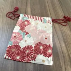 和柄 / 花柄 / 巾着 バッグ ポーチ