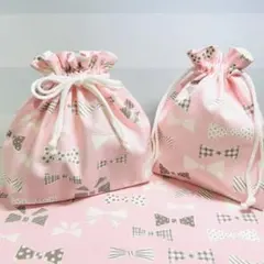 お弁当袋　コップ袋　ランチョンマット　セット　ハンドメイド　【692】