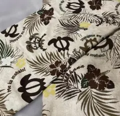 ※週末お値引き中※ ②シングル掛け布団カバー ハワイアンプリント 綿ポリ生地