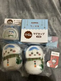 エニマイくじ ハチワレ E賞マスコットF賞オーナメント G賞マグカップ 等セット