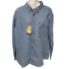 ラングラー　 デニムシャツ XL 長袖シャツ デニム　シンプル　ブルー　男女兼用