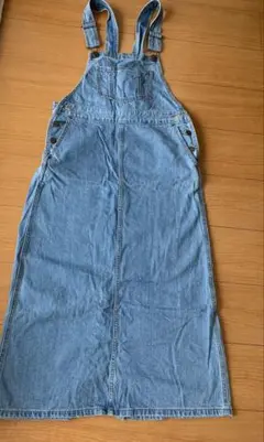 デニム サロペットスカート