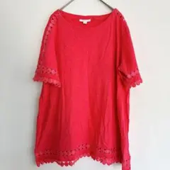 CHARTER CLUB ピンク 半袖Tシャツカジュアル サイズOX インド