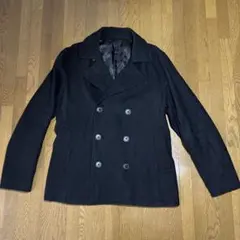 THE SHOP  TK タケオキクチ 黒 ピーコート (L) メンズ