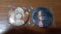 プロセカ 25B 28B グリッター 缶バッジ グリ缶 小豆沢こはね 2点