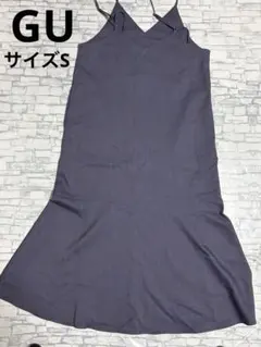 美品✨GUキャミワンピース パープル