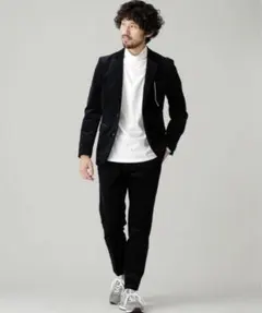 ナノユニバース　ダメリーノ　ストレッチコーデュロイ　セットアップ