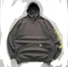 Carhartt グレー フード付きパーカー　XL