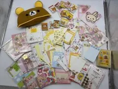 リラックマ まとめ売り メモ用紙・文房具セット 大量　ブランケット　レターセット